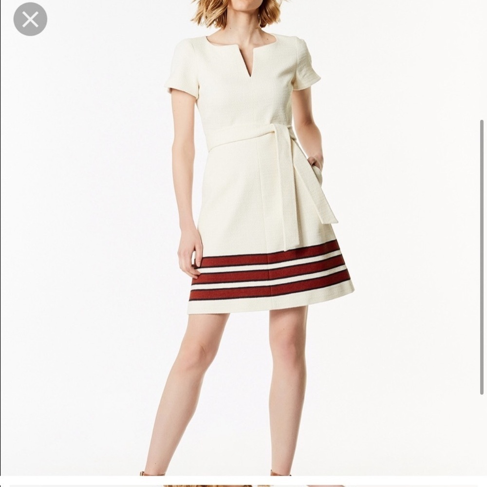 NWT Karen Millen Belted A Line Dress 10